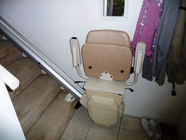 A Florida Stairlift ready for use