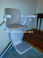 Stannah 600 stairlift generous and comfortable seat